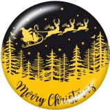 Painted metal 20mm snap buttons Christmas  rabbit  Deer  DIY jewelry