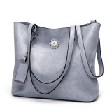 Bag women's casual large-capacity simple one-shoulder messenger portable tote bag fit 18mm snap button jewelry