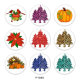 Painted metal 20mm snap buttons  Christmas  DIY jewelry  glass snaps buttons