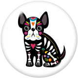Painted metal 20mm snap buttons  Halloween  Dog  Cat  horse   DIY jewelry