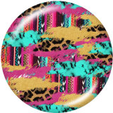 Painted metal 20mm snap buttons  pattern  MAMA   DIY jewelry