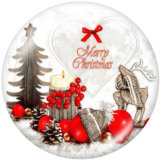 Painted metal 20mm snap buttons  Christmas   DIY jewelry  glass snaps buttons
