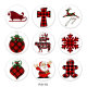 Painted metal 20mm snap buttons  Christmas  Cross  DIY jewelry  glass snaps buttons