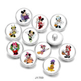 Painted metal 20mm snap buttons  Cartoon  Halloween  DIY jewelry