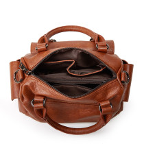 Casual handbag one-shoulder diagonal bag large-capacity retro messenger bag fit 18mm snap button jewelry