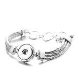 1 buttons  Plating silver snap bracelet fit snaps jewelry