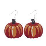Thanksgiving leather earrings pumpkin maple turkey