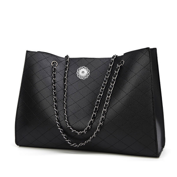 Mother and child bag rhombic women's large bag tote bag fit 18mm snap button jewelry