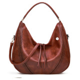 Hollow ladies casual large-capacity one-shoulder messenger handbag fit 18mm snap button jewelry