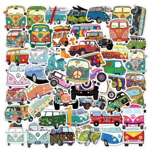 50 pieces of hip-hop style outdoor bus stickers stickers decorative luggage laptop waterproof removable stickers