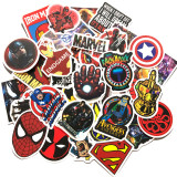 50pcs Do not repeat superhero movies  graffiti stickers decorative suitcase notebook waterproof detachable stickers