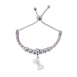 New stainless steel bead bracelet