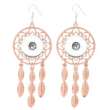 Dream Catcher Earring Material Copper Zinc Alloy Earrings charms fit  18 20MM snap button jewelry