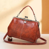 Retro clip bag portable messenger one-shoulder women's bag fit 18mm snap button jewelry