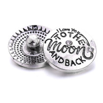 20MM  love  Metal snap buttons