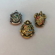 Harry Potter HP souvenir small gift badge cos brooch jewelry four colleges