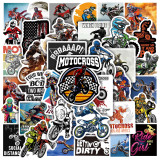 50pcs  Extreme motorcycle  graffiti stickers decorative suitcase notebook waterproof detachable stickers
