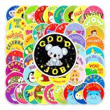 50pcs Children's reward stickers  graffiti stickers decorative suitcase notebook waterproof detachable stickers