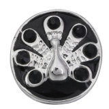20MM  design Rhinestone enamel Metal snap buttons