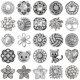 20MM White design Rhinestone enamel Metal snap buttons