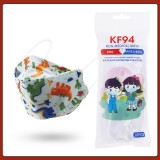 50pcs/lot Children's disposable mask kf94 4-layer cartoon cute willow-shaped mask printed children's mask