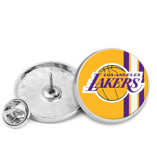 25MM Basketball team Painted metal brooch temperament high-end clothing accessories brooch