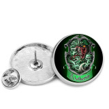 25MM Harry Potter Painted metal brooch temperament high-end clothing accessories brooch