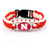 NCAA University Team Paracord Bracelet Ohio State Ohio State University Team Lifesaving Bracelet