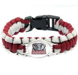 NCAA University Team Paracord Bracelet Ohio State Ohio State University Team Lifesaving Bracelet