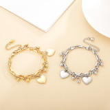 Valentine's Day Gift Stainless Steel Love Bracelet Ladies Jewelry