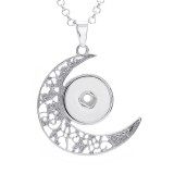 Love Necklace 80CM chain silver  fit 20MM chunks snaps jewelry necklace for women