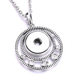 Love Necklace 80CM chain silver  fit 20MM chunks snaps jewelry necklace for women