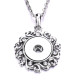 Necklace 80CM chain silver  fit 20MM chunks snaps jewelry necklace for women