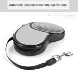 5m long dog automatic retractable dog leash, portable chest and back pet supplies