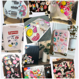 50pcs USA Cartoon girl graffiti stickers decorative suitcase notebook waterproof detachable stickers