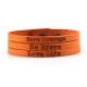 Fashion Vintage Love Letter Leather Bracelet Simple Snap Button