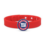 31 styles Painted metal  NFL Team Rugby Football sport Silicone bracelet