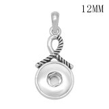 snap Silver  Pendant  fit 12MM snap button jewelry