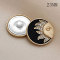 23MM Metal button gold Solar wind pattern totem  fit 20MM snap button jewelry