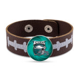 31 styles Painted metal NFL Team Rugby Football sport Leather bracelet