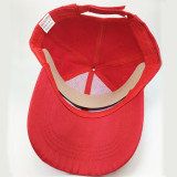 24 styles Painted metal NCAA college team sport  Solid color baseball cap Sun hat, tennis hat, sun cap