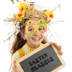 11 styles Easter glasses egg bunny egg glasses frame dress up children's party decoration glasses