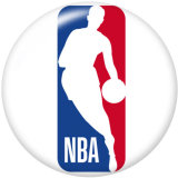 NEW  National Basketball Association NBA  Team Logos  20MM glass snap button