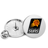 25MM National Basketball Association NBA  Team Logos  Painted metal brooch temperament high-end clothing accessories brooch