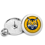 25MM American Colleges - NCAA  NEW Team Logos  Painted metal brooch temperament high-end clothing accessories brooch