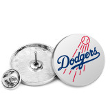 25MM National League  Baseball MLB  Team Logos  Painted metal brooch temperament high-end clothing accessories brooch