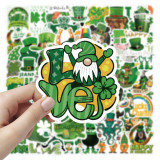 50pcs St. Patrick's Da graffiti stickers decorative suitcase notebook waterproof detachable stickers