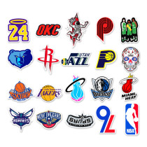 50pcs National Basketball Association NBA  Team Logos graffiti stickers decorative suitcase notebook waterproof detachable stickers