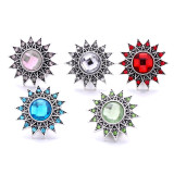 20MM  design Rhinestone  Metal snap buttons