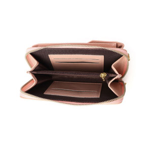 Ladies mobile phone bag vertical zipper wallet snake print all-match diagonal shoulder bag fit 18mm snap button jewelry